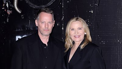 Kim Cattrall and Boyfriend Russell Thomas Match in All Black for Rare Public Appearance