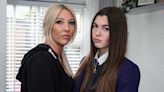 'She's not been naughty, she's just got sore feet': Furious mum SLAMS school bosses who suspended daughter for wearing trainers