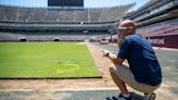 Inside the transformation of Kyle Field's playing surface from gridiron to soccer pitch