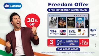 Reliance Jio Freedom offer 2024: 30% discount on new AirFiber connections