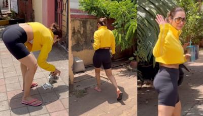 Malaika Arora Picks Up Litter Thrown Outside Her Gym, Video Leaves Netizens Divided
