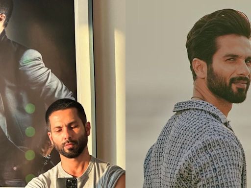 Shahid Kapoor Shares A Selfie With His Photo From 10 Years Ago, Fans Say 'Ageing Like Fine Wine’ - News18