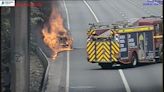 All lanes on M4 reopen after car fire near Bristol