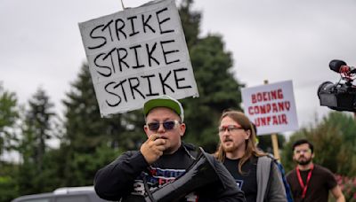 Thousands of Boeing employees vote on contract, strike