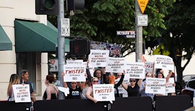 Twisters LA debut attracts PETA protest with pre-screening disruption