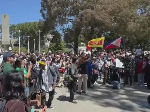 San Francisco State faculty back students protesting Israel's attacks on Gaza with new encampment