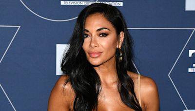 Nicole Scherzinger wows in thigh-split corset dress on St. Mortitz getaway