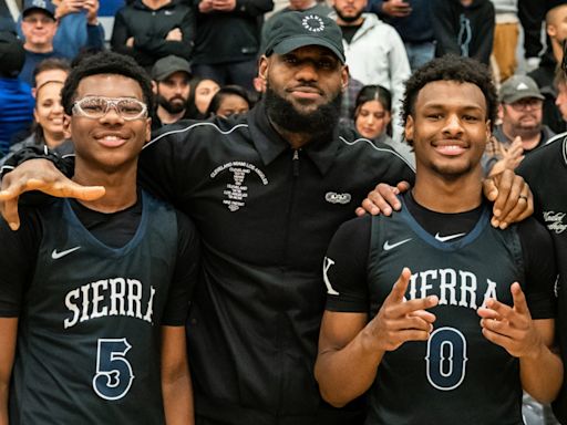 LeBron James' Son Bronny Reveals His Feelings on Making History as the NBA's 1st Father-Son Teammates