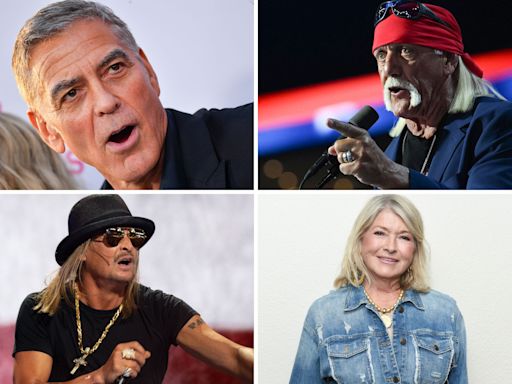 Can you guess if these celebrities support Trump or Harris?