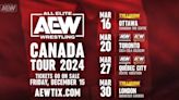 AEW Announces Canada Tour 2024