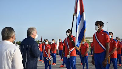 Cuba abandera a su delegación, la más pequeña desde 1964, rumbo a París 2024