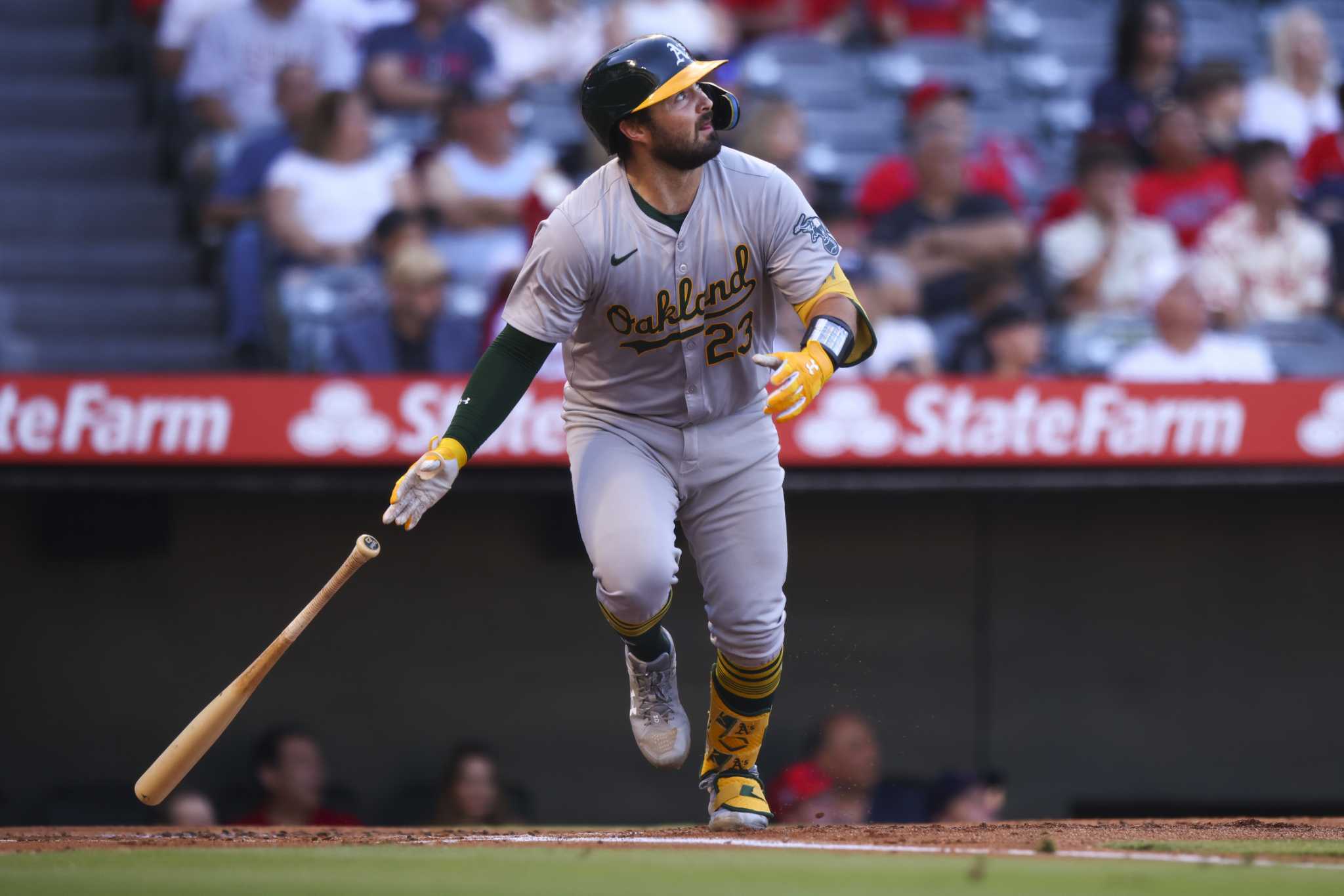 Langeliers hits 3-run homer in 1st inning and surging Athletics beat Angels 3-1