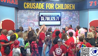 Thank you Kentuckiana! | WHAS Crusade for Children raises more than $5.7 million during 71st annual telethon
