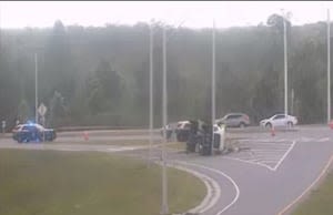 FHP report says driver died after truck overturns on entrance ramp to First Coast Expressway