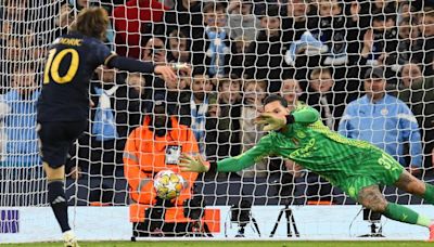 Una tanda de penaltis del Real Madrid para la historia