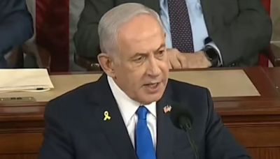 US: Protests Erupt In Washington DC As Israeli PM Benjamin Netanyahu Addresses US Congress; Visuals Surface