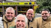 Happy Days star Henry Winkler thanks firefighters after being evacuated from hotel in Dublin