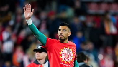 Gazzaniga se atornilla a la portería del Girona