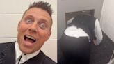 The Miz Crawled Through A Hole Cut In A Door To Make It On WWE RAW