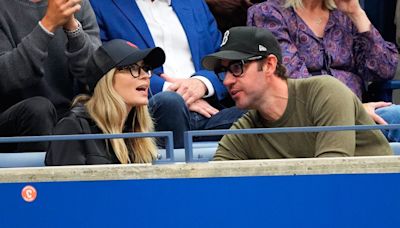 Emily Blunt and John Krasinski make rare family outing with daughters Hazel and Violet at the US Open