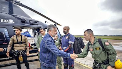 "Apoio do governo Lula ao Rio Grande do Sul se intensifica", diz Pimenta