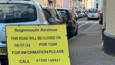 Teignmouth Airshow road closures announced