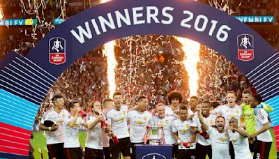 Where are the Manchester United stars that won the FA Cup in 2016?