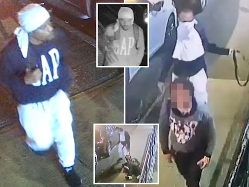 Cops release photos of creep who choked woman with belt on NYC street, dragged her between cars to rape her