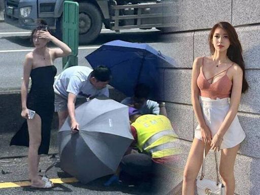 國道車禍熱心高衩美女發聲了 網美張舒晴：只是舉手之勞