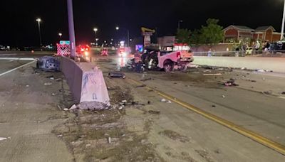 Woman arrested after driving through police barricades, onto scene of fatal I-15 crash