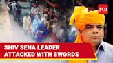 Punjab 'Nihang Sikhs' Armed With Swords Attack Shiv Sena Leader In Ludhiana | Watch | TOI Original - Times of India Videos