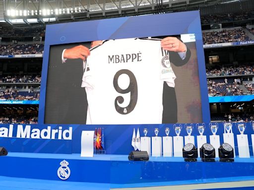 Mbappé, en su presentación como jugador del Real Madrid: "Voy a dar la vida por este club y este escudo"