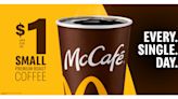 McDonald's Canada introduces $1* Everyday Small Coffee