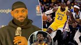 LeBron James refuses to answer question about Lakers future as Bronny decision looms