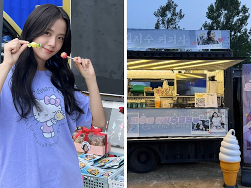 Blackpink's Jisoo Receives Special Ice Cream Truck From Snowdrop Cast On Upcoming K-drama Influenza's Set. See PICS