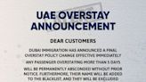 Blacklisting, life ban for overstaying? GDRFA Dubai responds to ‘UAE overstay announcement’