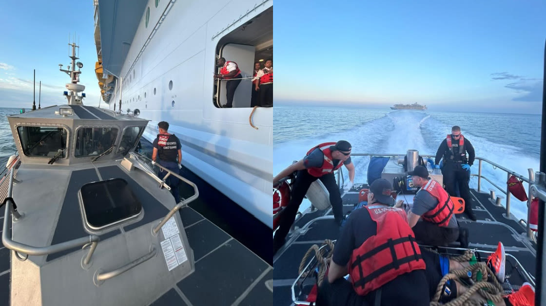 Coast Guard rescues man from Utopia of the Seas ship off Port Canaveral