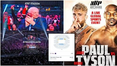 Tickets for Mike Tyson vs Jake Paul are already being sold at ridiculous prices