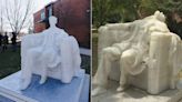 Abraham Lincoln's Wax Sculpture In US Melts As Temperatures Soar