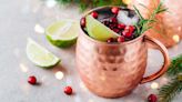 Chill Festive Holiday Cocktails With Fancy Cranberry Ice Cubes
