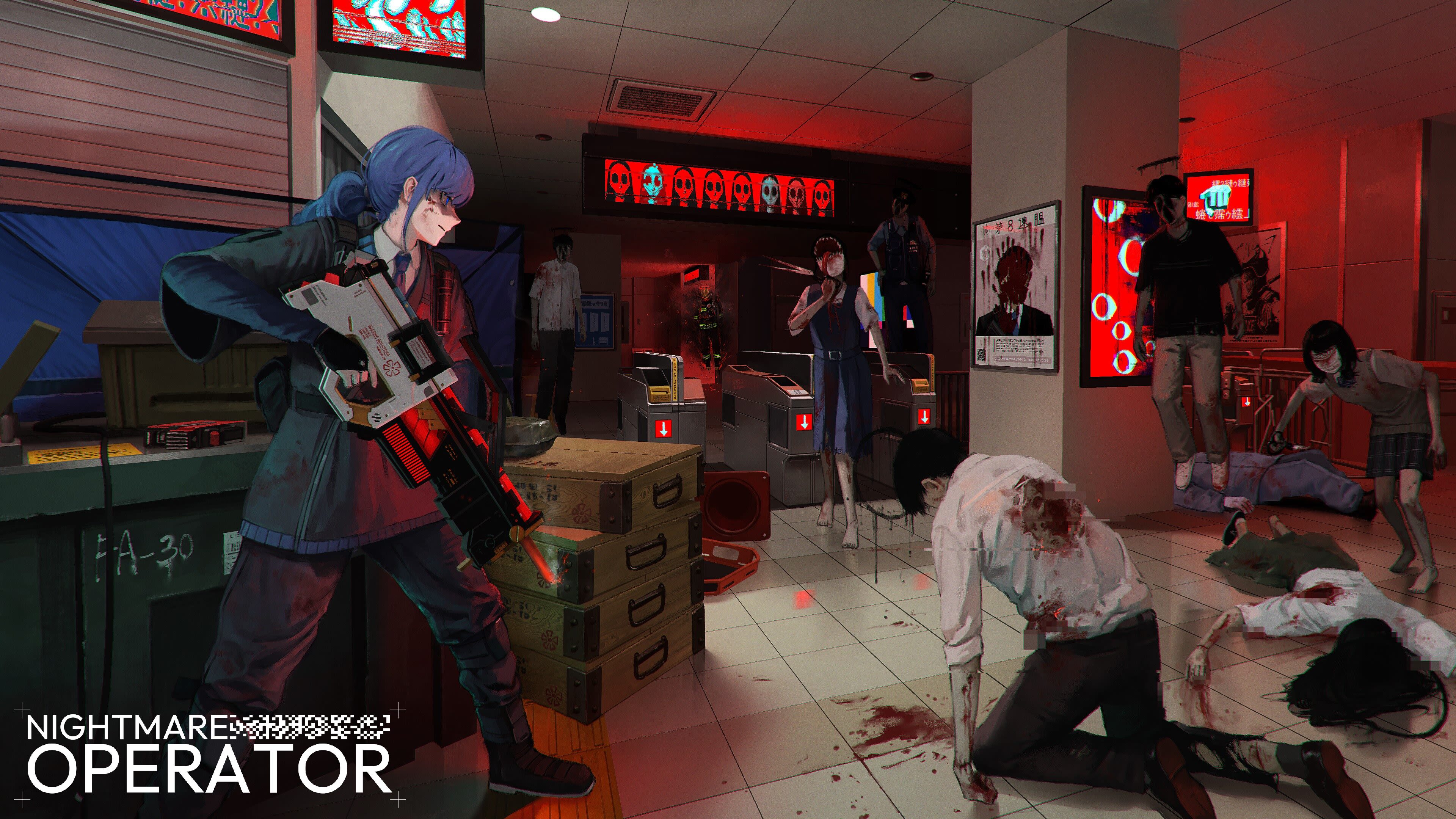 Action horror third-person shooter NIGHTMARE OPERATOR – INDIE LIVE Expo 2024 trailer, screenshots