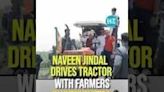 BJP's Naveen Jindal Drives Tractor With Farmers In Kurukshetra - Lok Sabha Polls