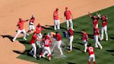 Jeter Downs' RBI single caps 6-run 9th as Nationals rally past A's 8-7 for series sweep