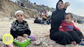 Gaza families head to the beach for respite from war amid the ceasefire