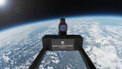 'India's space (qualified) watch': Bangalore Watch Company unveils limited edition ‘Apogee’ that went 1,14,000 feet above Earth