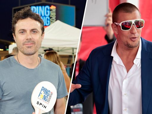 Casey Affleck recalls his epic ping-pong battle with Rob Gronkowski