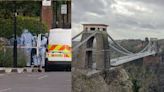 Suspect held over bodies in suitcases at famous UK bridge