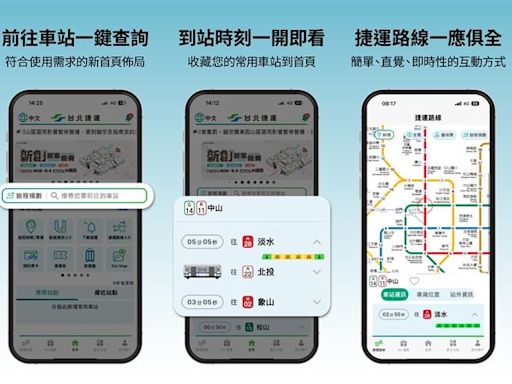 「台北捷運Go」7/15升級 操作更簡單