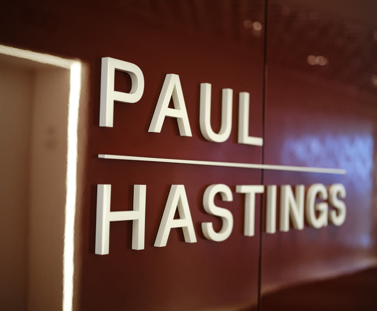 Paul Hastings Boosts London Finance Offering With Weil Partner Hire | Law.com