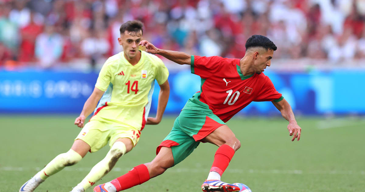 Paris 2024 football: Morocco's historic run comes to an end with men's semi-final loss to Spain